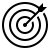 Icono de una portería de fútbol en estilo minimalista, representada en color negro sobre fondo blanco