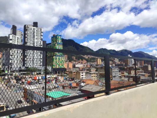 barandas techo de edificio