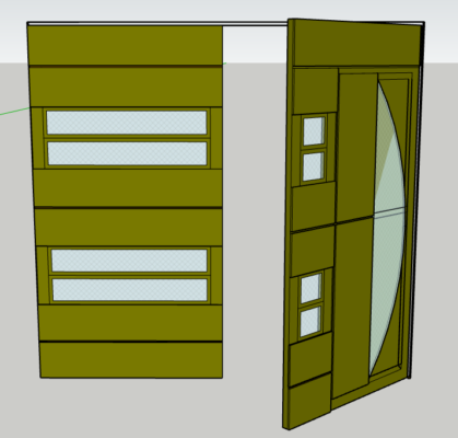 portón render