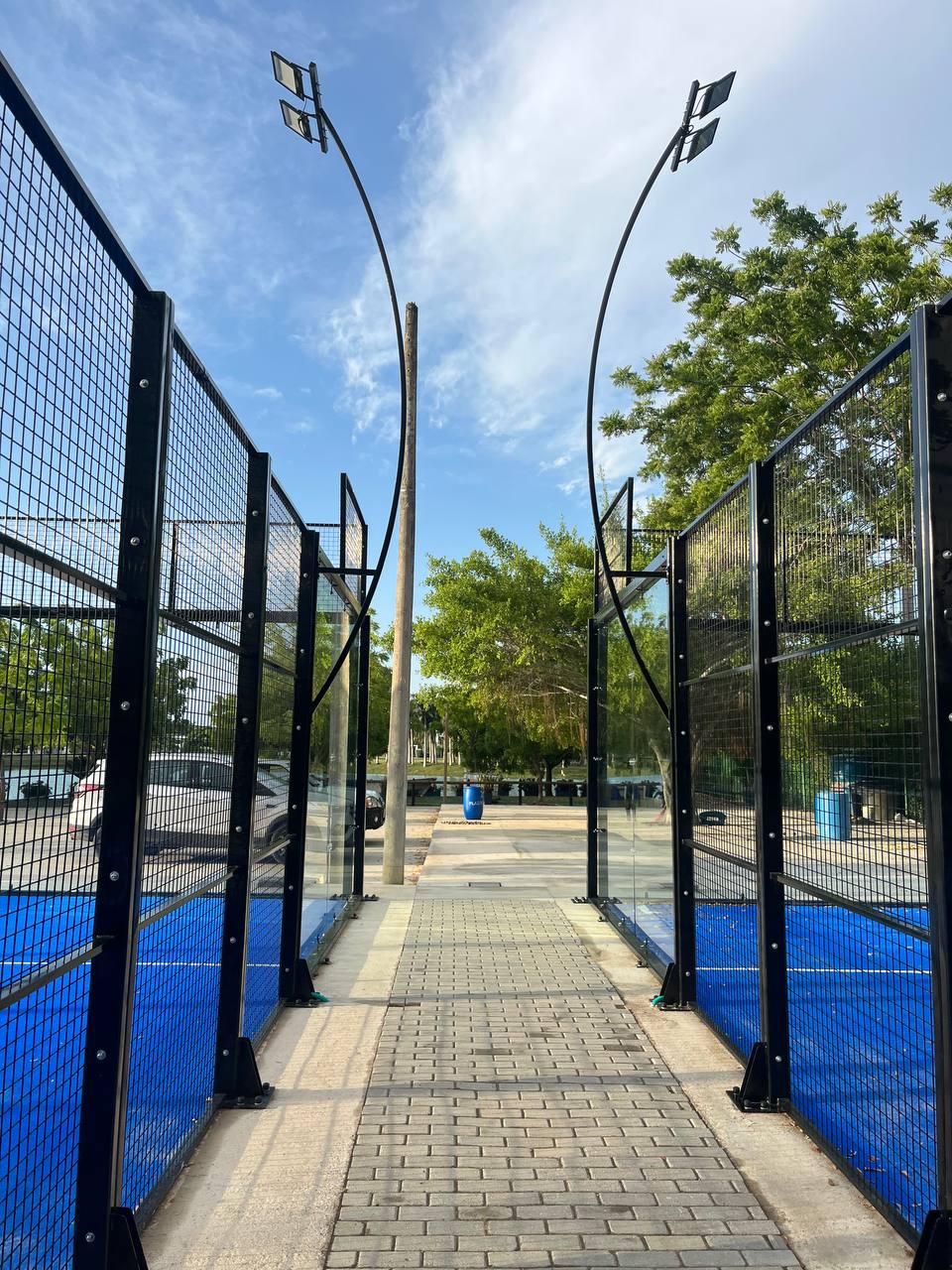 Vista exterior de Blue Pádel Club Cartagena