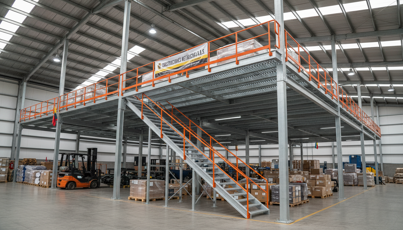 Mezzanine en Bogotá: Estructura Metálica a Medida — Precios 2026