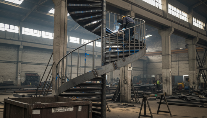 Escaleras en Caracol Metálicas en Bogotá: Tipos, Medidas y Precios 2026