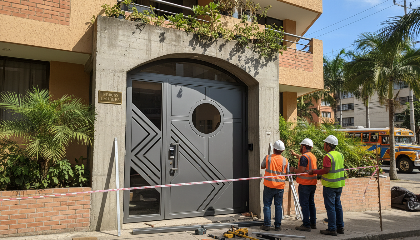 Puertas Metálicas en Santa Marta | Fabricación e Instalación 2026