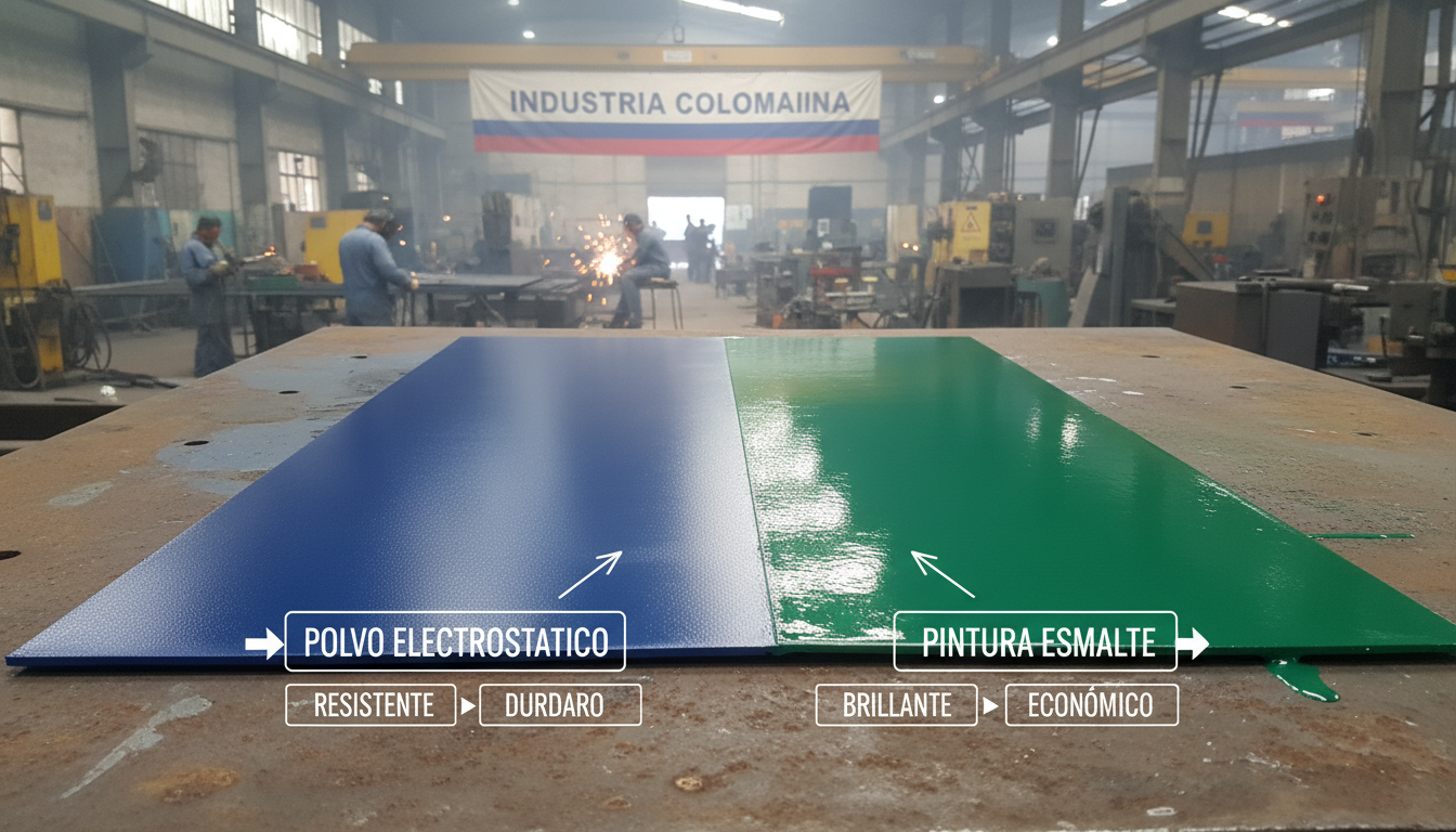 Pintura electrostática vs Pintura en esmalte: ¿Cuál debe elegir?