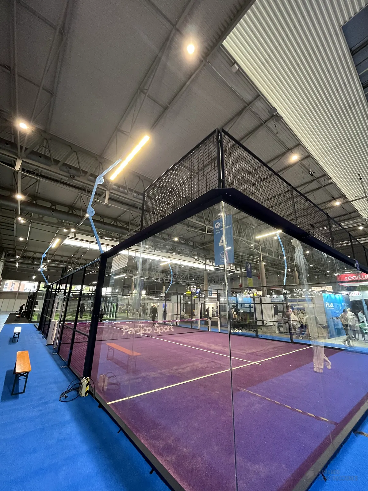 Pabellón del Padel World Summit 2025 en Barcelona