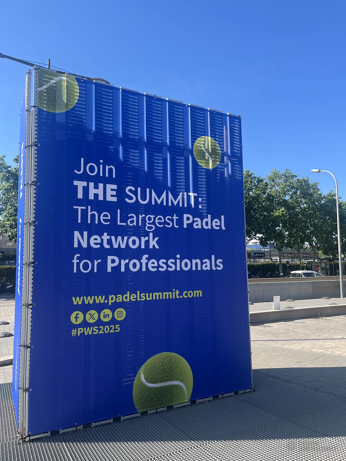 Comando Construcciones en el Padel World Summit 2025, Barcelona